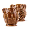 Mondo Alien Egg Tiki Shooters Set (Brown Variant) - 2 Pack Tikis