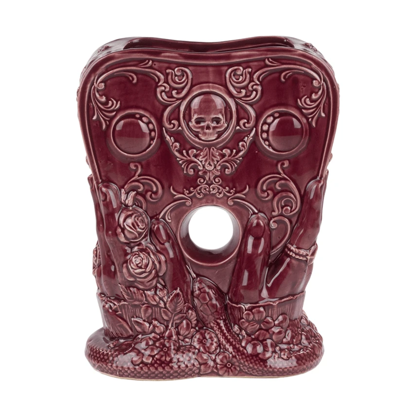 Sara Deck Death's Whisper Designer Series Tiki Mug - The Mauve Traveler 1 Sara Deck Death's Whisper Designer Series Tiki Mug - The Mauve Traveler