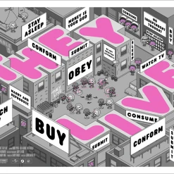 100% Soft Posters They Live Variant Poster