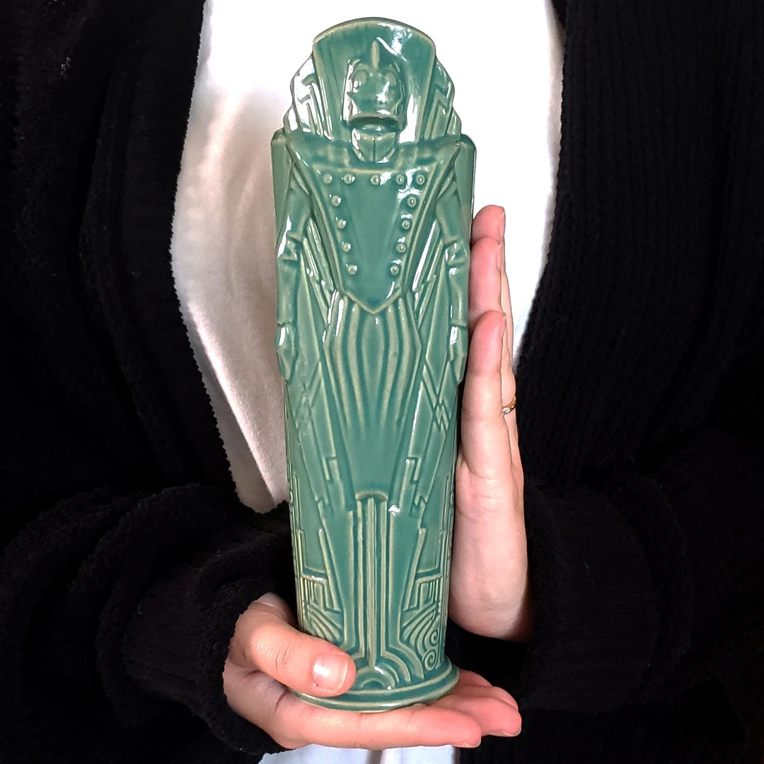 Mondo Rocketeer Tiki Mug - Patina Variant Tikis 13 Mondo Rocketeer Tiki Mug - Patina Variant Tikis