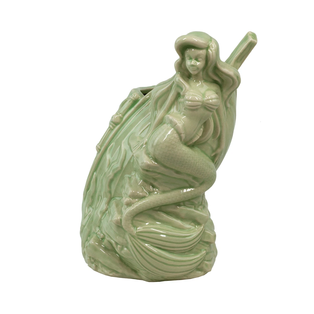 Mondo The Little Mermaid - Ariel Tiki Mug (Green) Tikis 2 Mondo The Little Mermaid - Ariel Tiki Mug (Green) Tikis