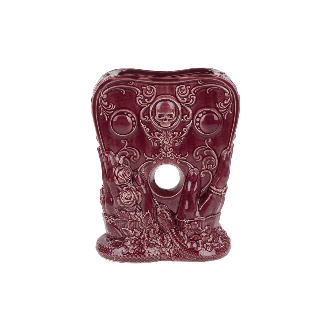 Sara Deck Death's Whisper Designer Series Tiki Mug - The Mauve Traveler 2 Sara Deck Death's Whisper Designer Series Tiki Mug - The Mauve Traveler