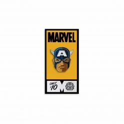 Tom Whalen Captain America Enamel Pin Enamel Pins