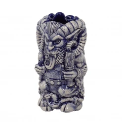 Florian Bertmer Krampus Designer Series Tiki Mug (Blue Wiped)