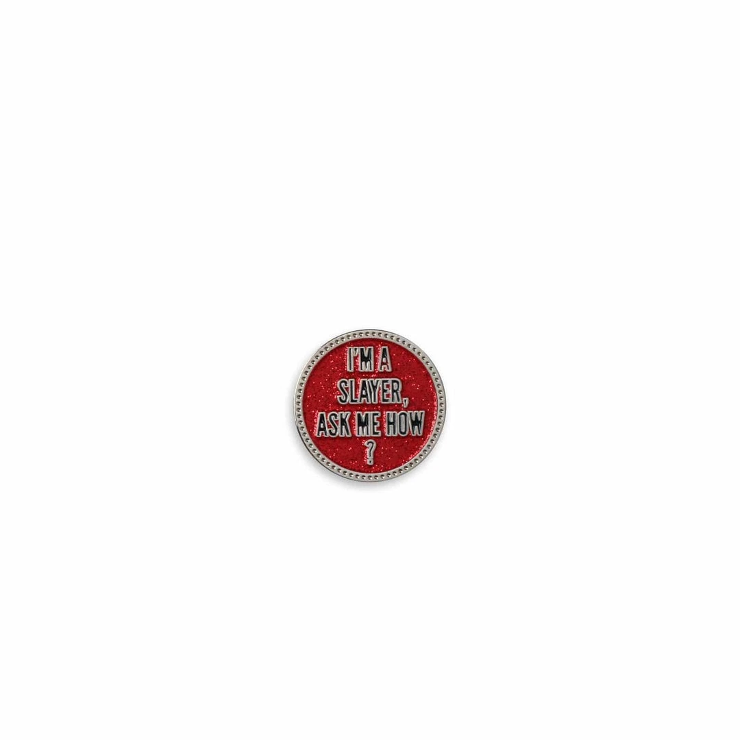 Sara Deck Enamel Pins I'm A Slayer Enamel Pin 2 Sara Deck Enamel Pins I'm A Slayer Enamel Pin