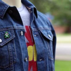 Mondo Mega Man Leaf Suit Enamel Pin