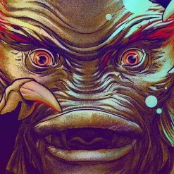 Martin Ansin Creature From The Black Lagoon Holofoil Variant Poster