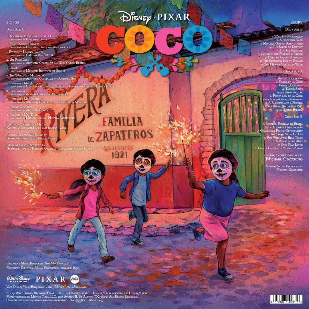 Various Artists Coco - Original Motion Picture Soundtrack 2XLP Music 4 Various Artists Coco - Original Motion Picture Soundtrack 2XLP Music