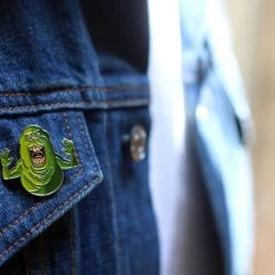 Tom Whalen Enamel Pins Ghostbusters – Slimer Enamel Pin