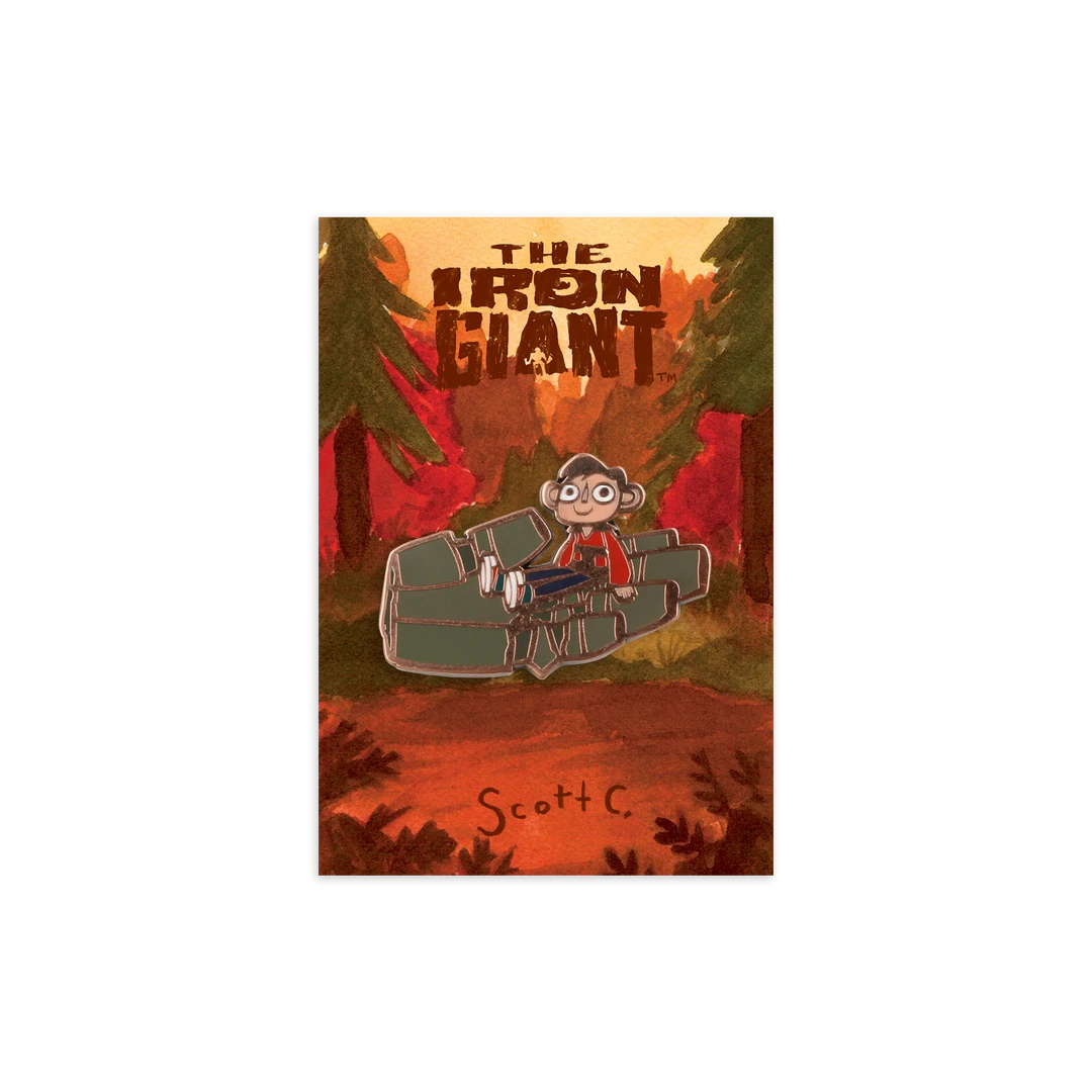 Scott C. The Iron Giant: Hogarth Enamel Pin 1 Scott C. The Iron Giant: Hogarth Enamel Pin