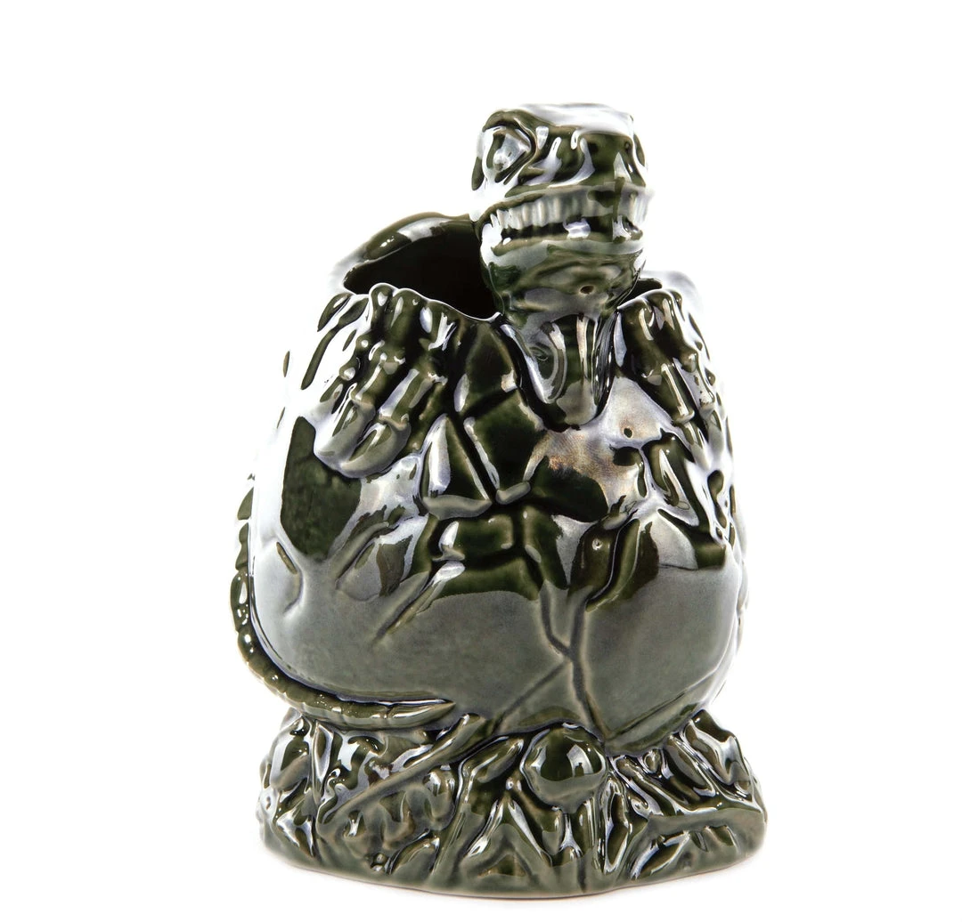 Mondo Jurassic Park – Baby Raptor Tiki Mug (Isla Nublar Variant) 1 Mondo Jurassic Park – Baby Raptor Tiki Mug (Isla Nublar Variant)