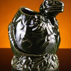 Mondo Jurassic Park – Baby Raptor Tiki Mug (Isla Nublar Variant) 27 Mondo Jurassic Park – Baby Raptor Tiki Mug (Isla Nublar Variant)