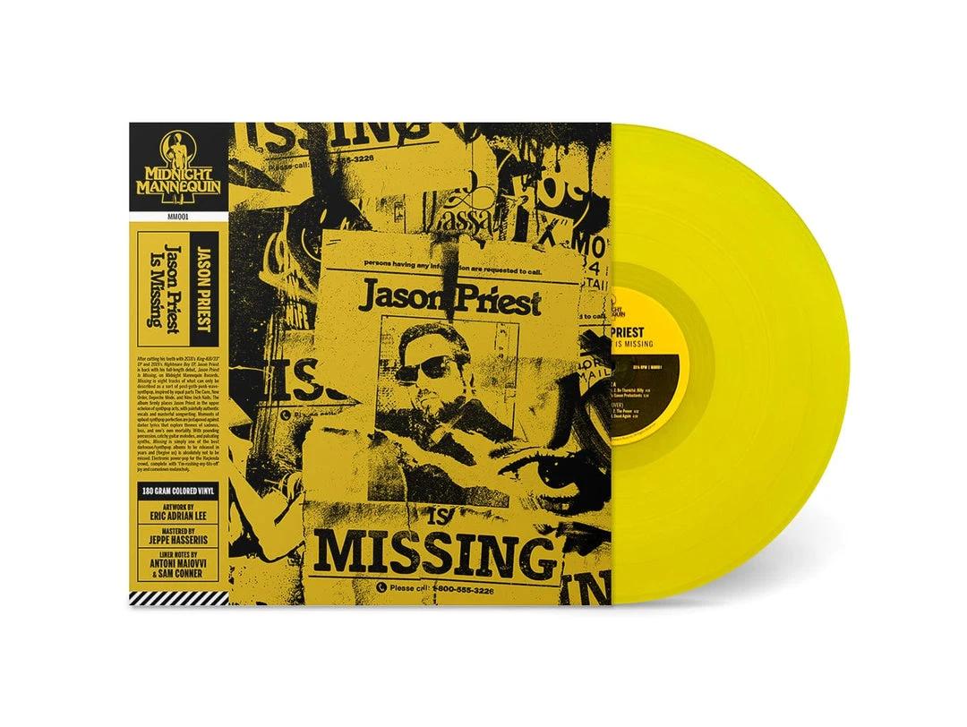 Jason Priest Is Missing LP 2 Jason Priest Is Missing LP