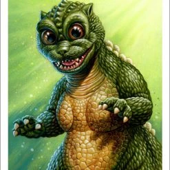 Jason Edmiston Little Godzilla Poster Posters