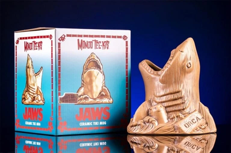 Mondo Jaws – Bruce The Shark Tiki Mug (Don't Go In The Water Variant) Tikis 3 Mondo Jaws – Bruce The Shark Tiki Mug (Don't Go In The Water Variant) Tikis