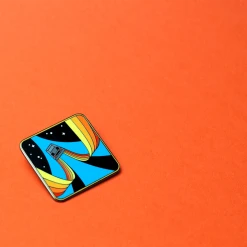 La Boca Back To The Future MondoVision Pin Badge