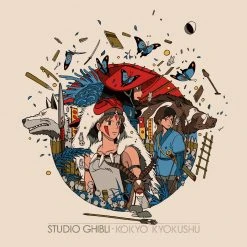 Czech Philharmonic Orchestra Music Studio Ghibli Kokyo Kyokushu – Princess Mononoke Version 2XLP