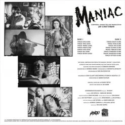 Jay Chattaway Maniac (1980) – Original Motion Picture Soundtrack LP Music