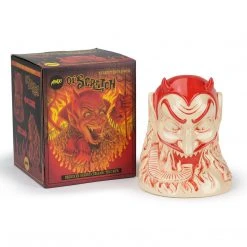Doug P'Gosh Tikis Ol' Scratch Designer Series Tiki Mug - Red