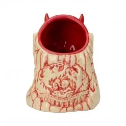 Doug P'Gosh Tikis Ol' Scratch Designer Series Tiki Mug - Red