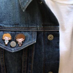 100% Soft Enamel Pins Pretty In Pink – Iona + Steff Pin Set