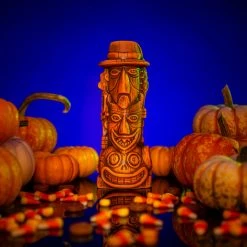 Mondo Tikis Lock, Shock, & Barrel Tiki Mug - Halloween Variant