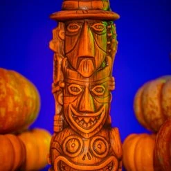 Mondo Tikis Lock, Shock, & Barrel Tiki Mug - Halloween Variant