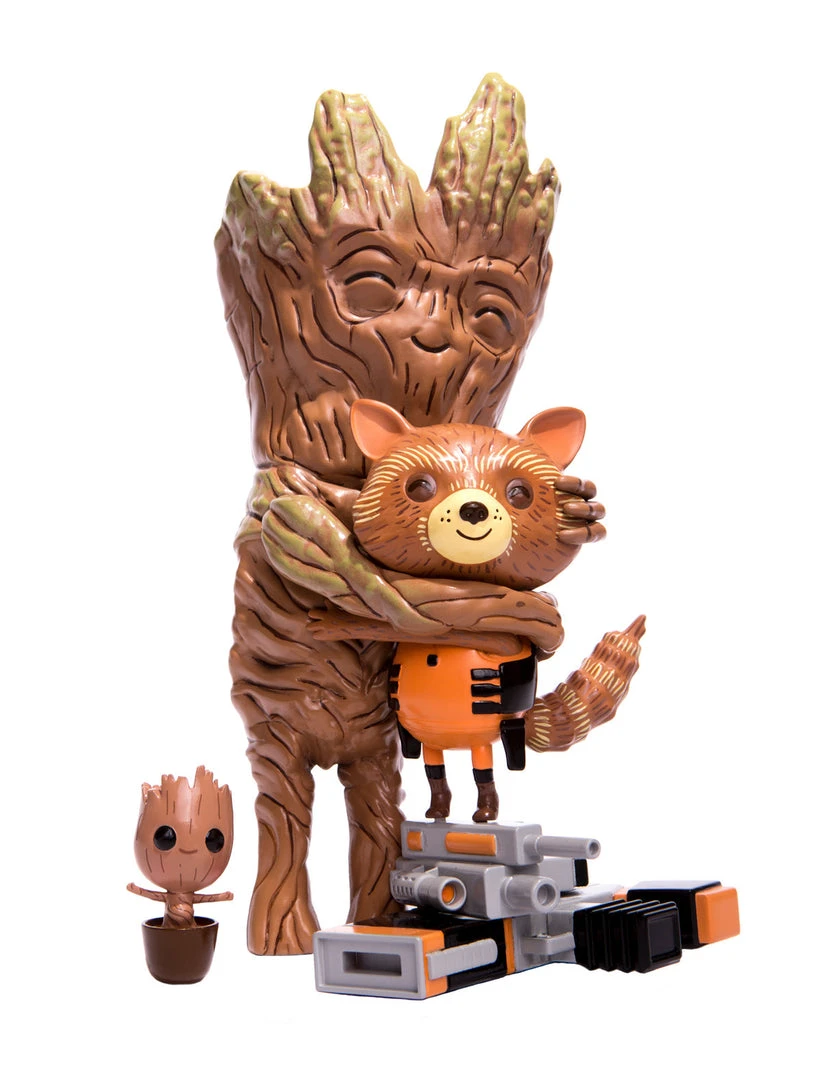 Mike Mitchell Rocket & Groot: Treehugger Vinyl Figure Exclusive Toys 1 Mike Mitchell Rocket & Groot: Treehugger Vinyl Figure Exclusive Toys