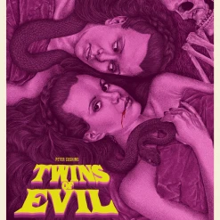 Timothy Pittides Twins Of Evil Poster