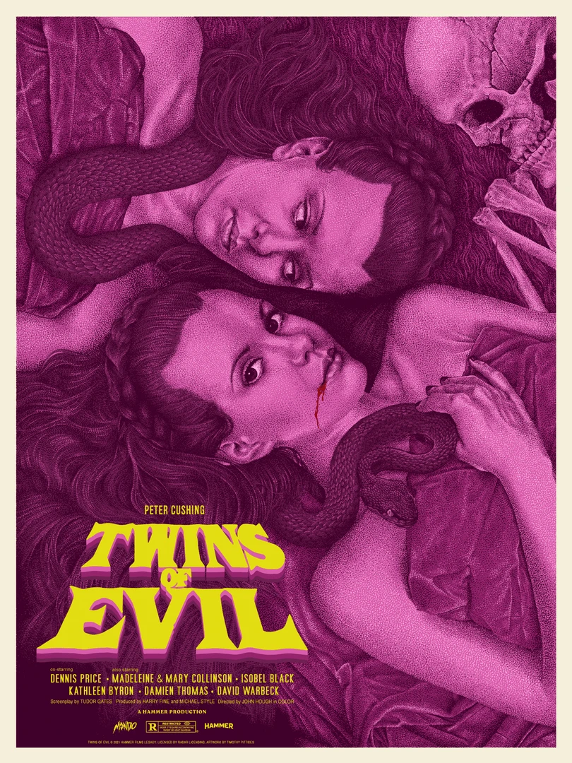 Timothy Pittides Twins Of Evil Poster 1 Timothy Pittides Twins Of Evil Poster