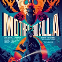 Tom Whalen Mothra Vs. Godzilla Poster Toho Godzilla