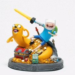 Mondo Toys Adventure Time Statue - Jake And Finn - Exclusive Version