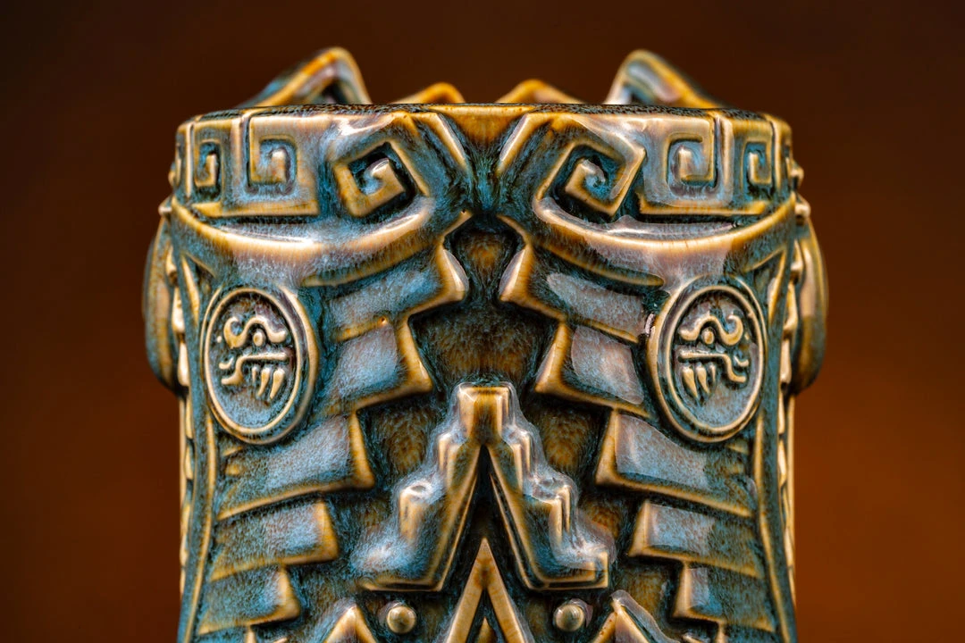 Urban Aztec Mouth Of The Serpent Designer Series Tiki Mug 5 Urban Aztec Mouth Of The Serpent Designer Series Tiki Mug
