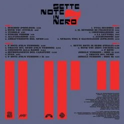 Franco Bixio, Fabiio Frizzi And Vince Tempera Sette Note In Nero - Original Motion Picture Soundtrack 2XLP 10 Franco Bixio, Fabiio Frizzi And Vince Tempera Sette Note In Nero - Original Motion Picture Soundtrack 2XLP