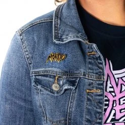 Mondo Thrasher Gold Enamel Pin Enamel Pins